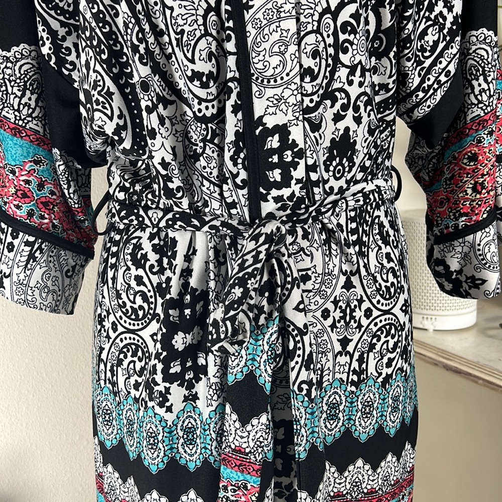 In Bloom S Mixed Pattern Robe - Picture 3 of 16